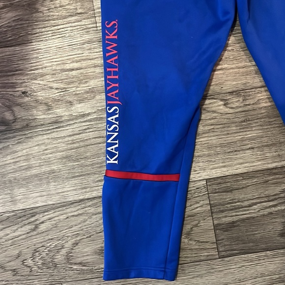 Kansas Jayhawks Adidas Sweats Size Medium - Picture 6 of 6